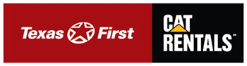 Texas First Rentals and Cat Rentals logo